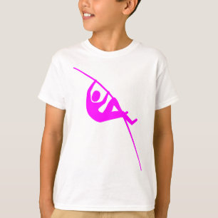 Pole Vaulting - Magenta T-shirt