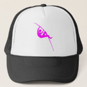 Pole Vaulting - Magenta Trucker Pet (Voorkant)