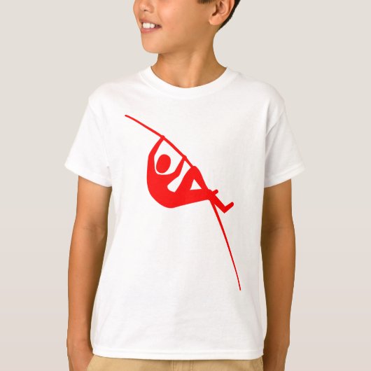 Pole Vaulting - Red T-shirt (Voorkant)