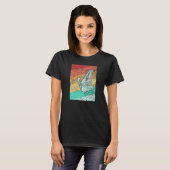 Pole Vaulting Retro T-shirt (Voorkant volledig)