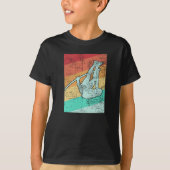 Pole Vaulting  Retro T-shirt (Voorkant)