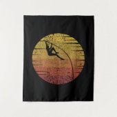 Pole Vaulting Retro Wandkleed (Voorkant)