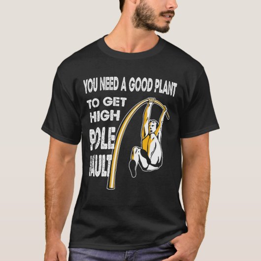 Pole Vaulting T Long Jump lover-kleding T-shirt (Voorkant)