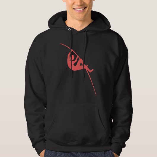 Pole Vaulting - Tropisch roze Hoodie (Voorkant)