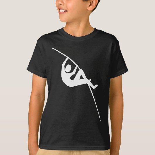 Pole Vaulting - Wit T-shirt (Voorkant)