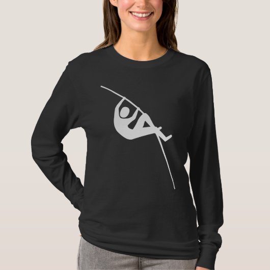 Pole Vaulting - Wit T-shirt (Voorkant)