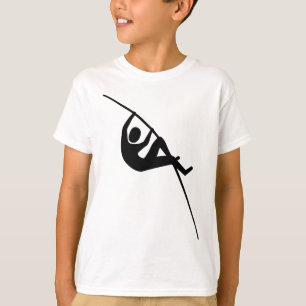 Pole Vaulting - zwart T-shirt