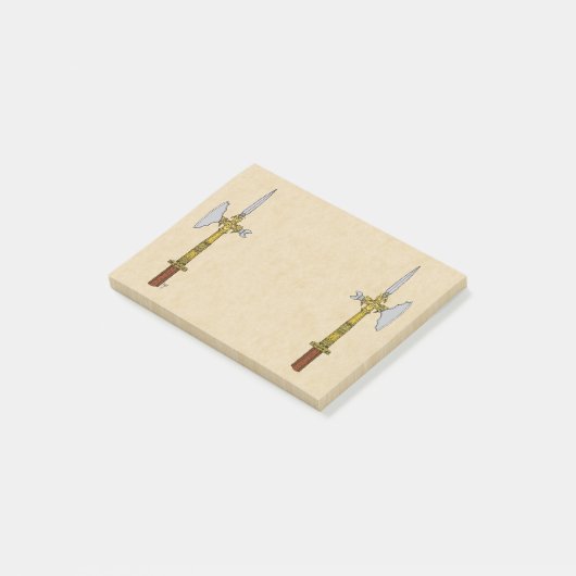 Poleaxe of Edward IV Post-it® Notes (Schuin)