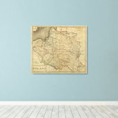 Polen 3 canvas afdruk (Insitu (Houten vloer))