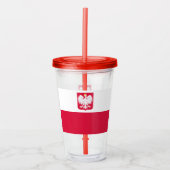 Polen Acryl Drinkbeker (Voorkant)