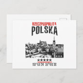 Polen Briefkaart (Voorkant / Achterkant)