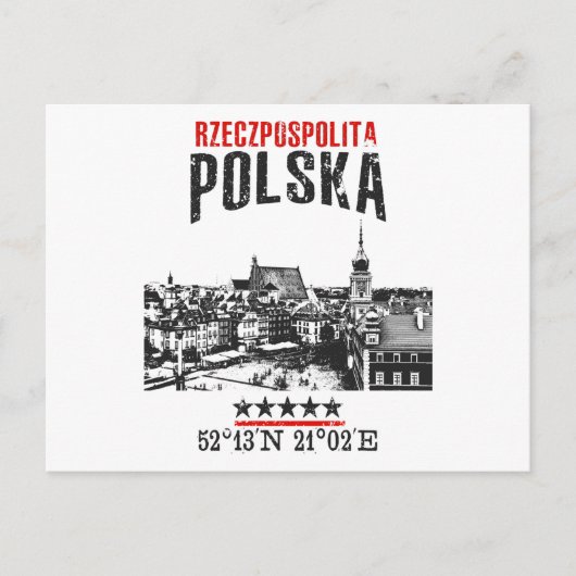 Polen Briefkaart (Voorkant)