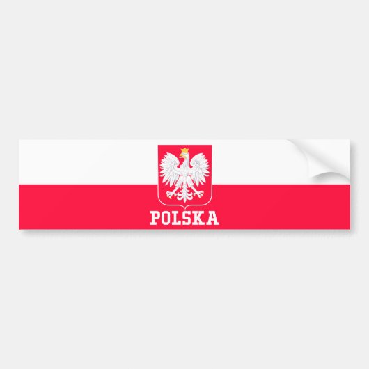 Polen Bumpersticker (Voorkant)