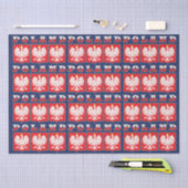 Polen Eagle Flag Shields Tissuepapier (Craft)