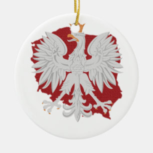 Polen Eagle Keramisch Ornament