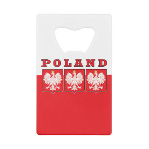 Polen Eagle Shields Kredietkaart Flessenopener