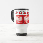 Polen Eagle Shields Reisbeker (Voorkant links)