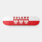 Polen Eagle Shields Skateboard (Horizontaal)