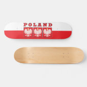 Polen Eagle Shields Skateboard (Horizontaal)
