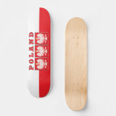 Polen Eagle Shields Skateboard (Voorkant)
