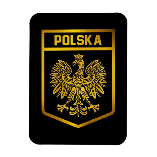 Polen Emblem Magneet (Verticaal)
