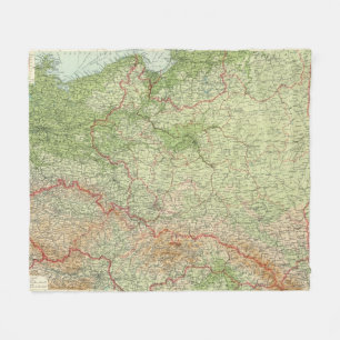 Polen en Tsjecho-Slowakije Fleece Deken