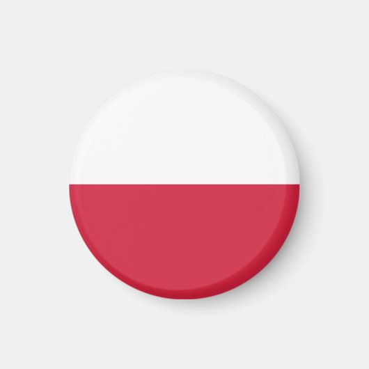 Polen Flag Magnet Magneet (Voorkant)