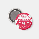 Polen Krakau Magneet (Voorkant / Achterkant)