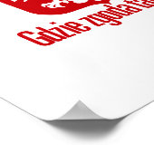 Polen - met eenheidskracht poster (Hoek)