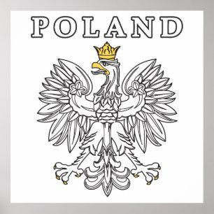 Polen met Pools Eagle Poster