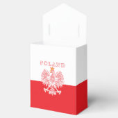 Polen met rode Poolse adelaar Bedankdoosjes (Geopend)