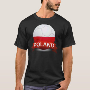 Polen Nationaal Team World Football Soccer Champio T-shirt