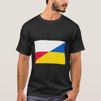 Polen Oekraine Vlag Ondersteuning Vriendschap Buur T-shirt
