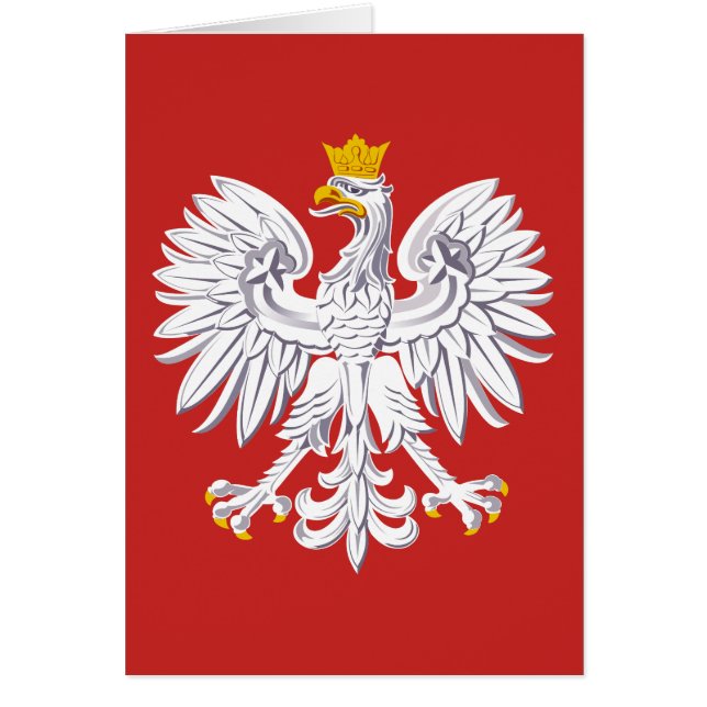 Polen Patriottische Crest met Eagle (Voorkant)