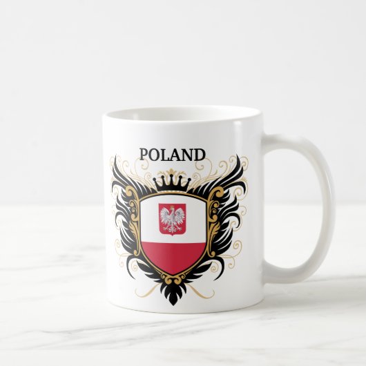Polen [personaliseren] koffiemok (Rechts)