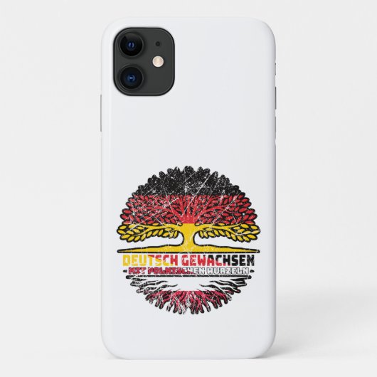 Polen Polnisch Deutsch Deutschland Baum Wurzel Case-Mate iPhone Case (Achterkant)