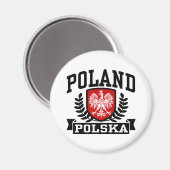 Polen Polska Magneet (Voorkant / Achterkant)