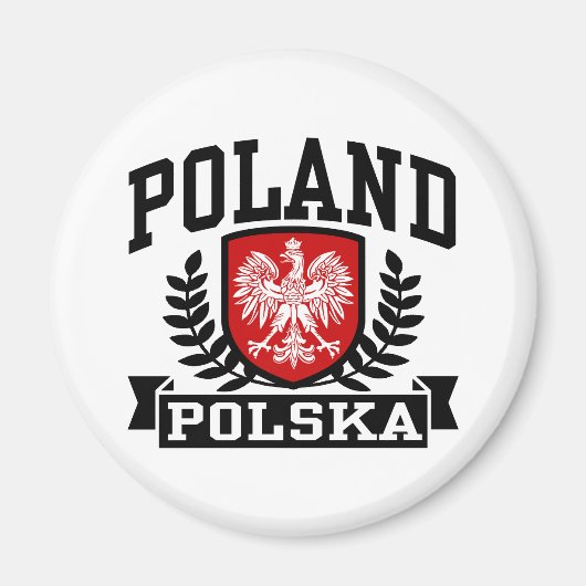 Polen Polska Magneet (Voorkant)