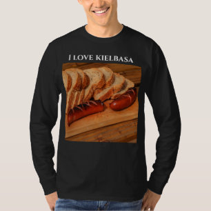 Polen Polska Pools eten Kielbasa worst T-shirt