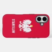 Polen Poolse Rode Witte Adelaar Polska Aangepaste Case-Mate iPhone Case (Achterkant (horizontaal))
