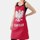 Polen Poolse Rode Witte Adelaar Polska Aangepaste  Schort (Insitu)