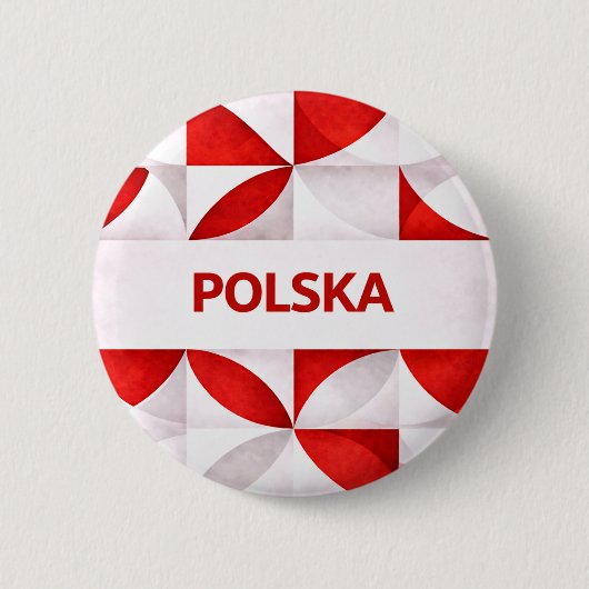 Polen Ronde Button 5,7 Cm (Voorkant)