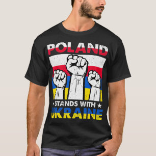 Polen staat met stukken Oekraïne T-shirt