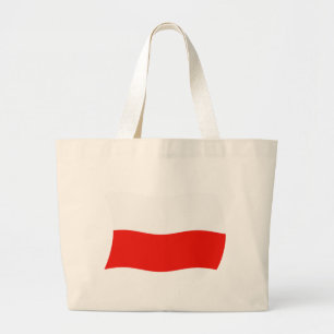 Polen Vlag Boodschappentas Grote Tote Bag