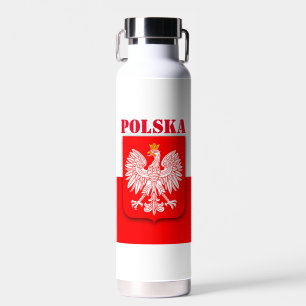Polen Vlag Polska Patriottisch Football Voetbal Waterfles