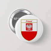 Polen-vlaggenschip Ronde Button 5,7 Cm (Voorkant /achterkant)