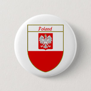 Polen-vlaggenschip Ronde Button 5,7 Cm