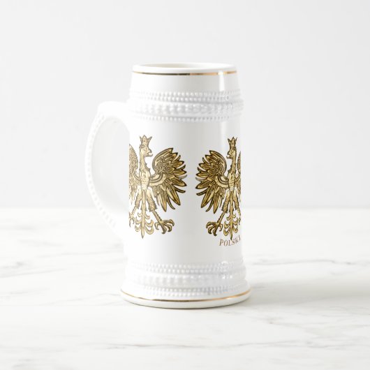 Polen (Wapen) Golden Crest Bierpul (Voorkant links)
