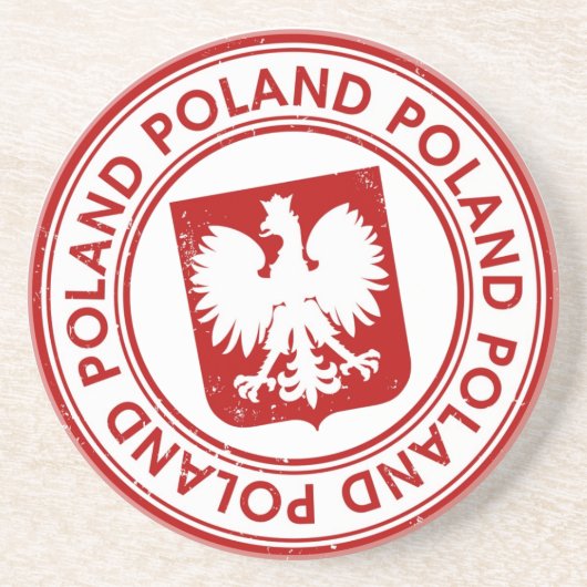 Polen Zandsteen Onderzetter (Voorkant)
