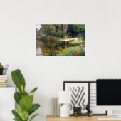 Polenov - Pond met overproductie Poster (Thuiskantoor)